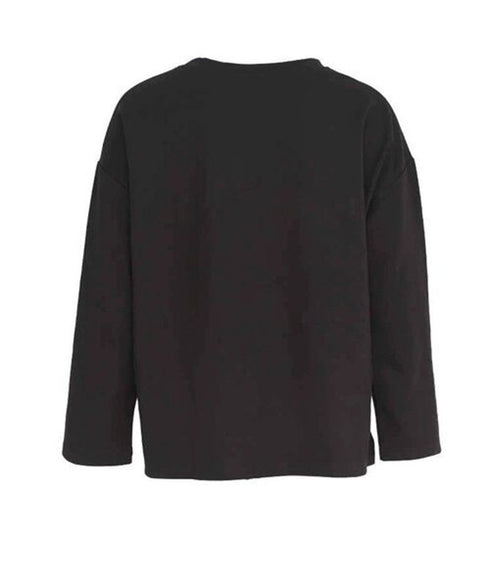 Geometric Panel Graphic Long Sleeve Top